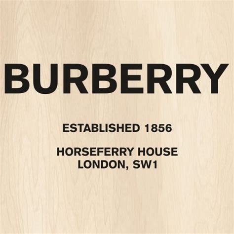 burberry established 1856 label